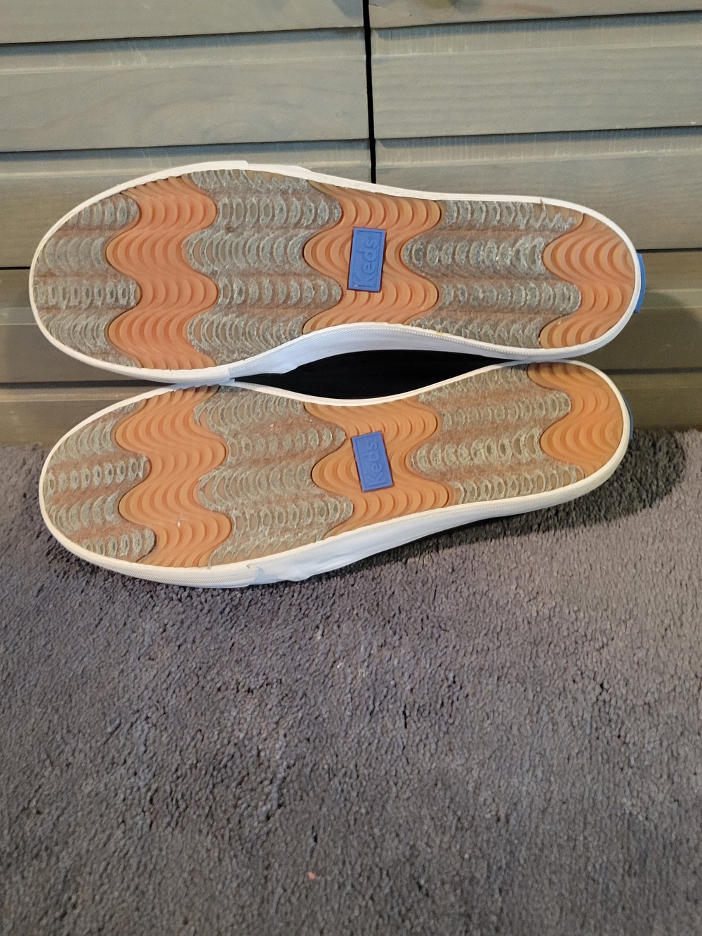 Keds Women's Classic Slip-On Sneakers in Black - Picture 7 of 7